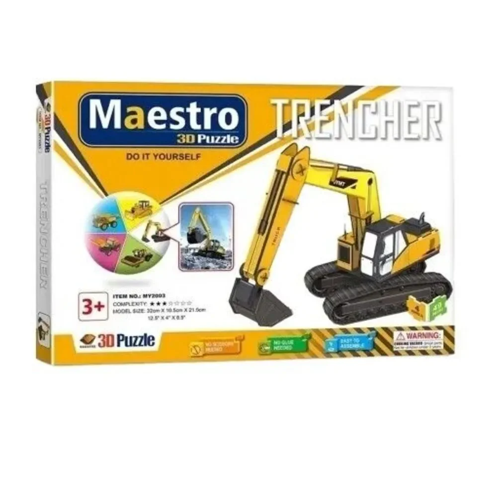 Maestro 3D Puzzle Trencher My2003 Do it Yourself‎ Gift Holiday Boy New